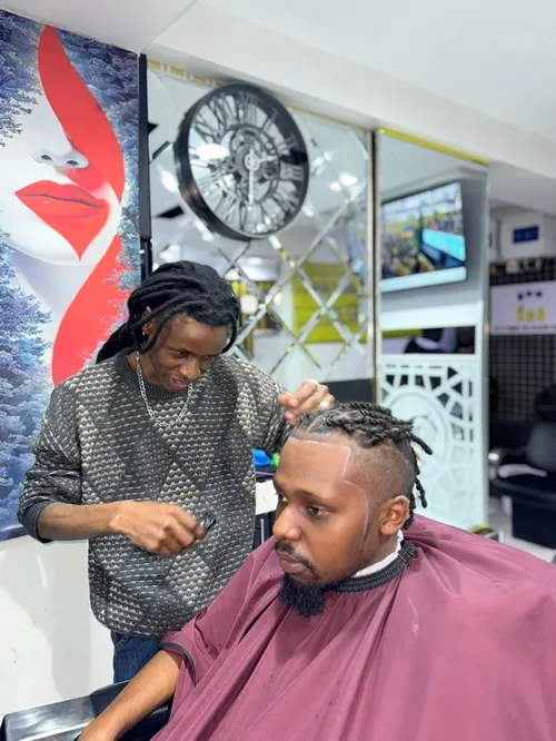 Stylist at work